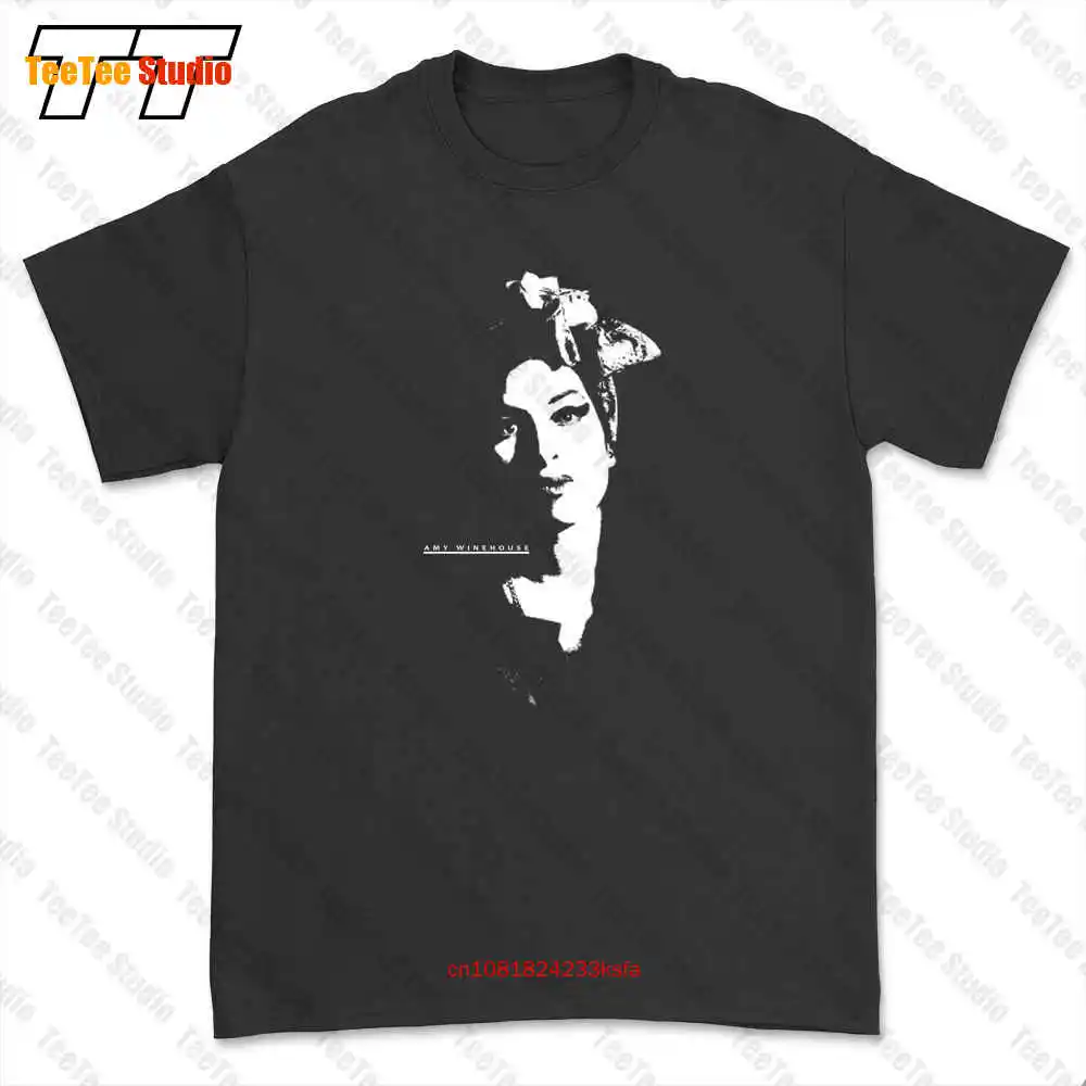 Amy Winehouse Scarf Portrait T-shirt Tee Q544