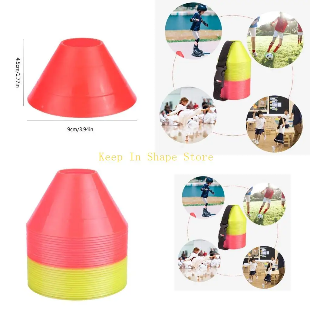 

U1JC 10 шт., футбольные конусы Mark Disks, мультиспортивные тренировочные космические конусы, тренировочные аксессуары для игр