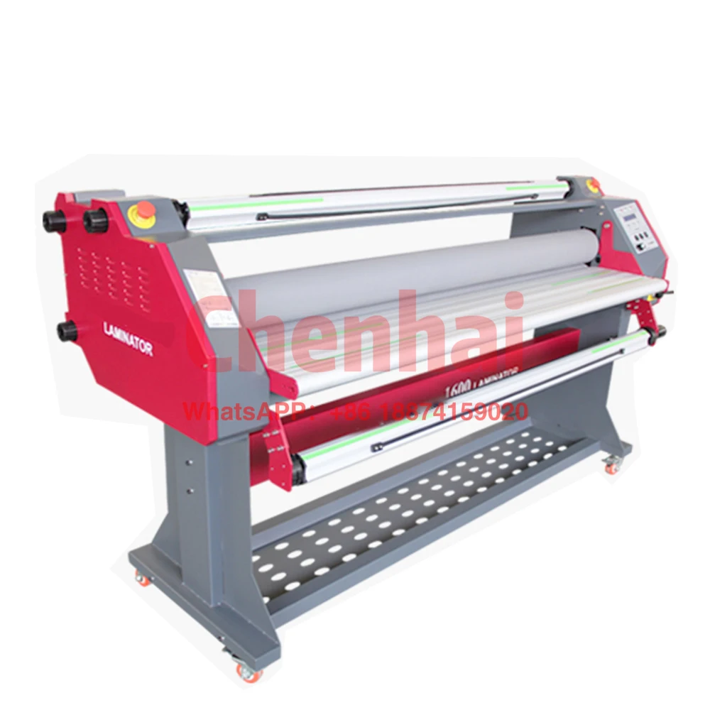 Hoge Kwaliteit Automatische Pneumatische Rol Te Rollen Lamineren Machine Hot Laminator Met Cutter