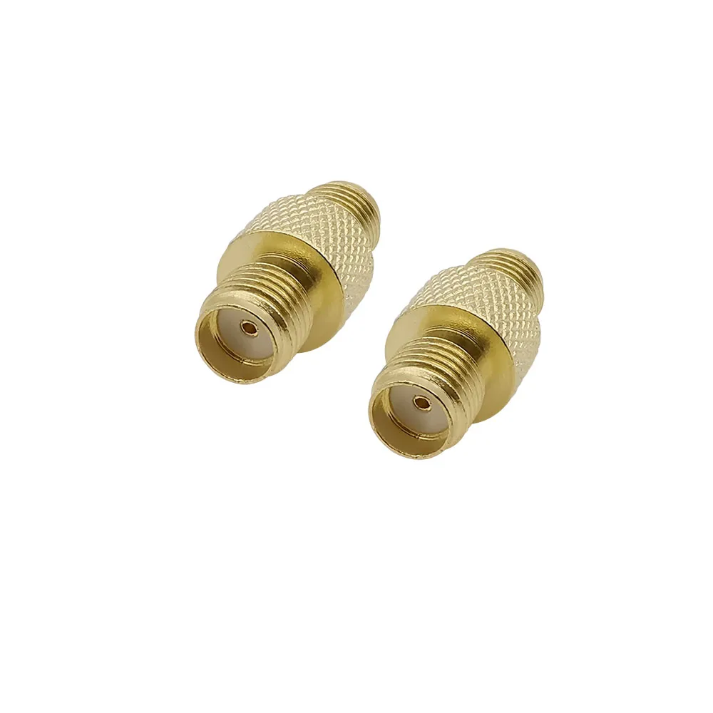 2Pcs SMA Female to Female Adapter FPV Antennas Radio Jack SMA Connector for Antennas Wireless LAN Devices Coaxial Cable