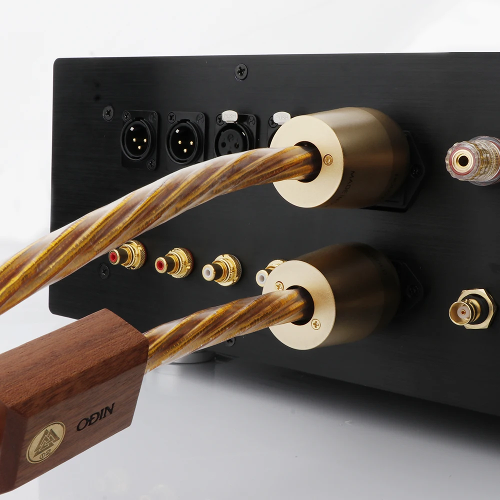 Nordost Odin Gold Hifi Schuko przewód zasilający Audio wysoka wierność gorączka kabel zasilający standardowa linia zasilająca usa