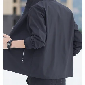 Autumn Winter-Forted-Fahrerjacken für heiße Mann dicke Zip-up-Cop-Hülle 4 Hauptverkäufe Verkäufe - №3