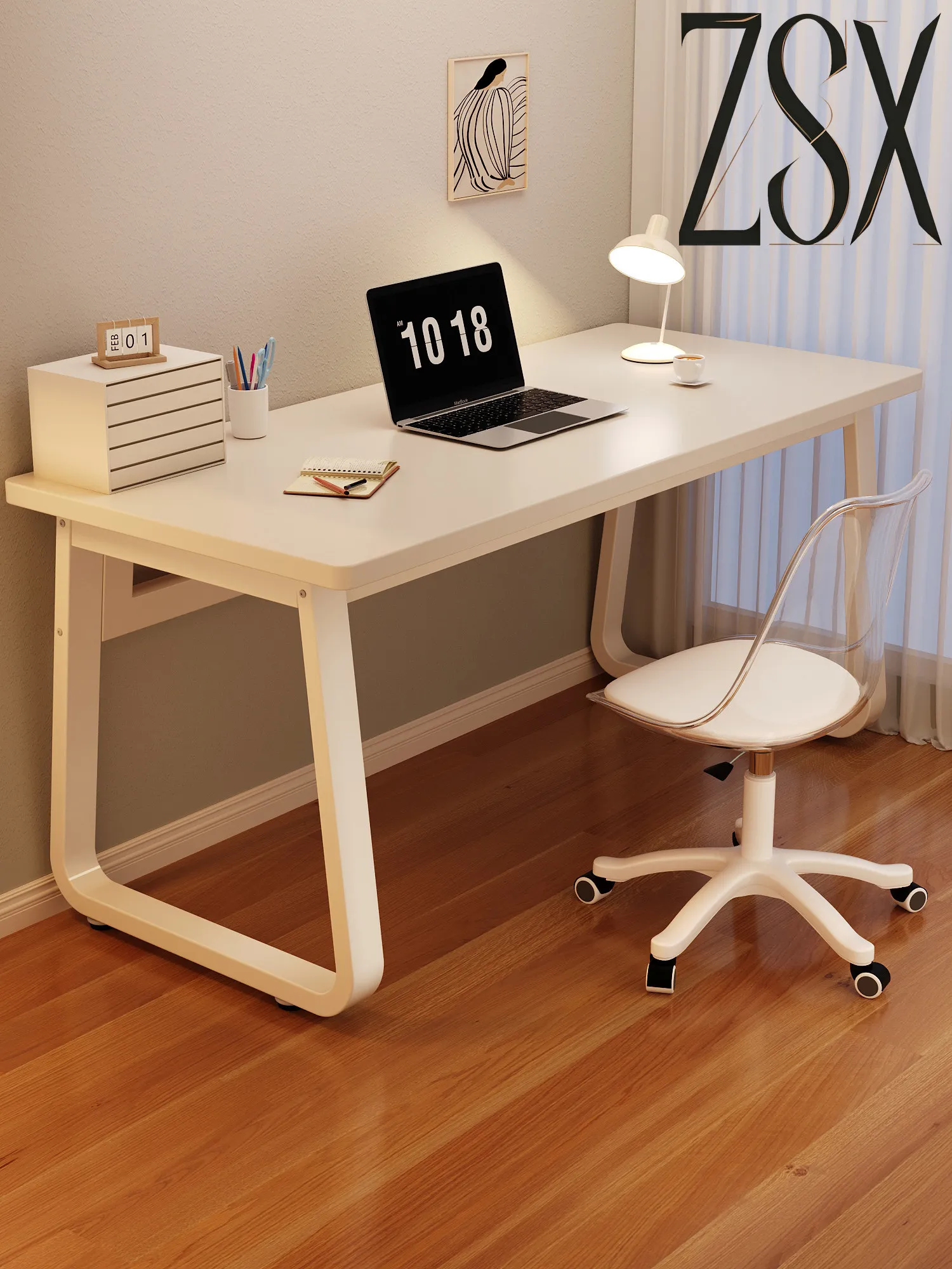 Computer desk Bedroom Home table Workbench Simple desk Student writing  Desktop desk Simple modern