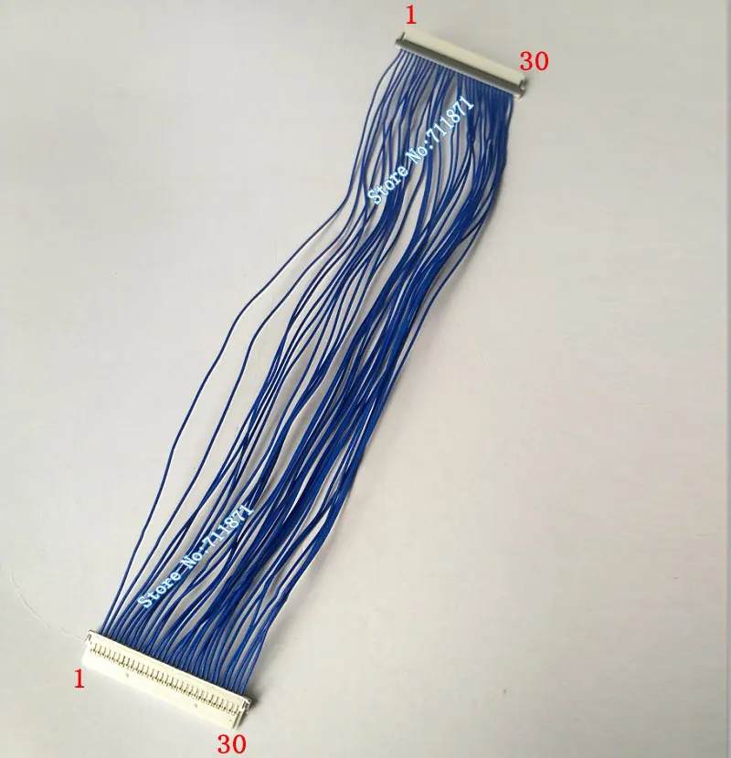 

30P 30Pin Double DF19G-30S-1C Screen Cable Line Wire 30P to 30Pin DF19 Screen Cable 2 Two DF19G 30S 1C Adapter Connector Line