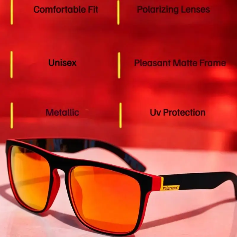 Polarized Sports Sunglasses for Men Women UV Protection Shades for Baseball Running Cycling Fishing Golf