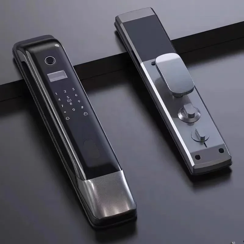 003 Tuya zigbee Fechadura de dedo com chave inteligente segura com senha digital Fechaduras inteligentes NFC