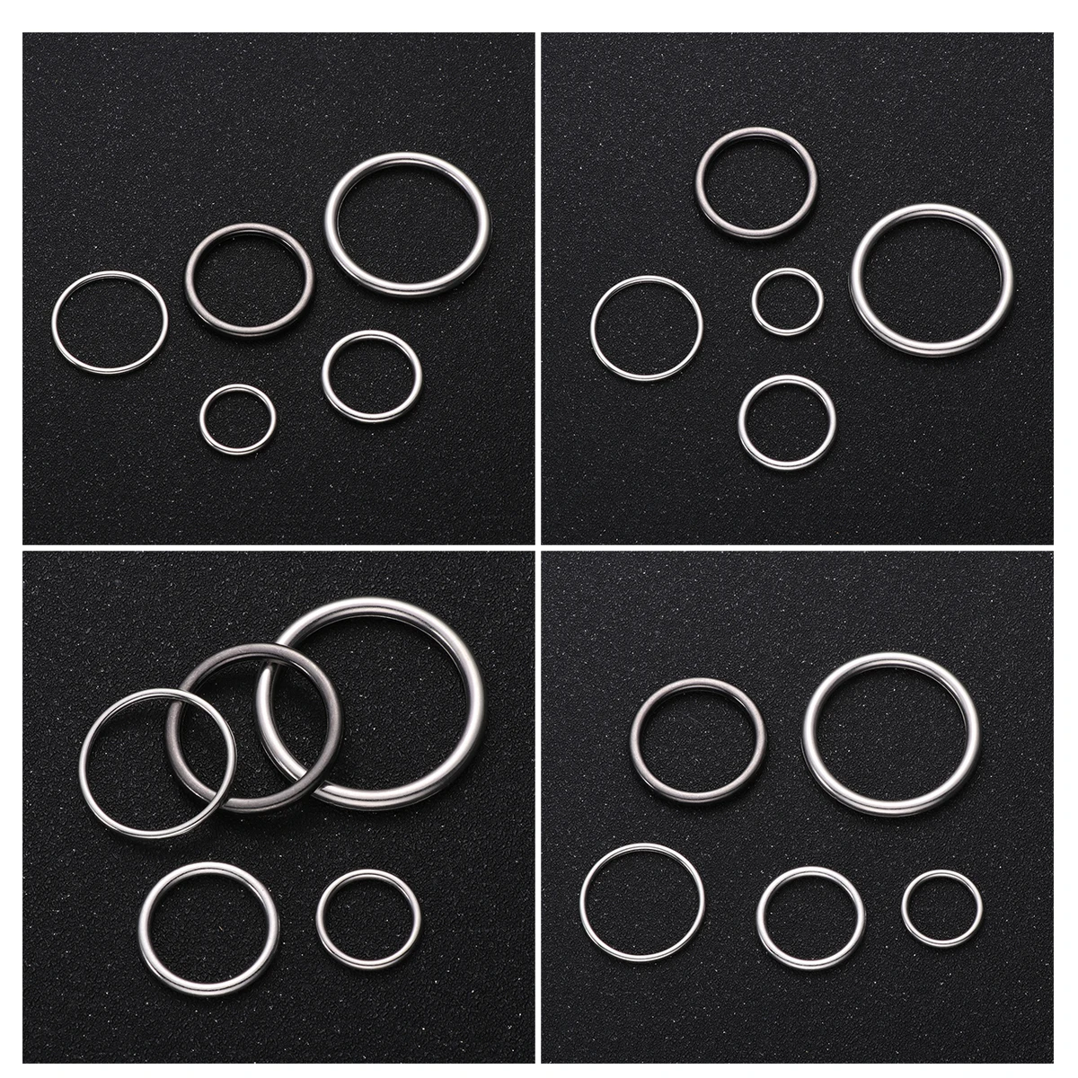 

25pcs Metal Jewelry Making Kit Round Shape Closed Rings DIY Craft Premium Jewelry Making Kit Material Ideal Gift