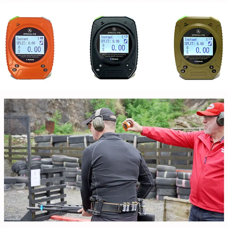 

SPECIAL PIE Shot Timer - USPSA Shooting Timer for Firearm Perfect for Pistols Rifle Shotgun in, IPSC,IDPA,3 Gun, Steel Challenge