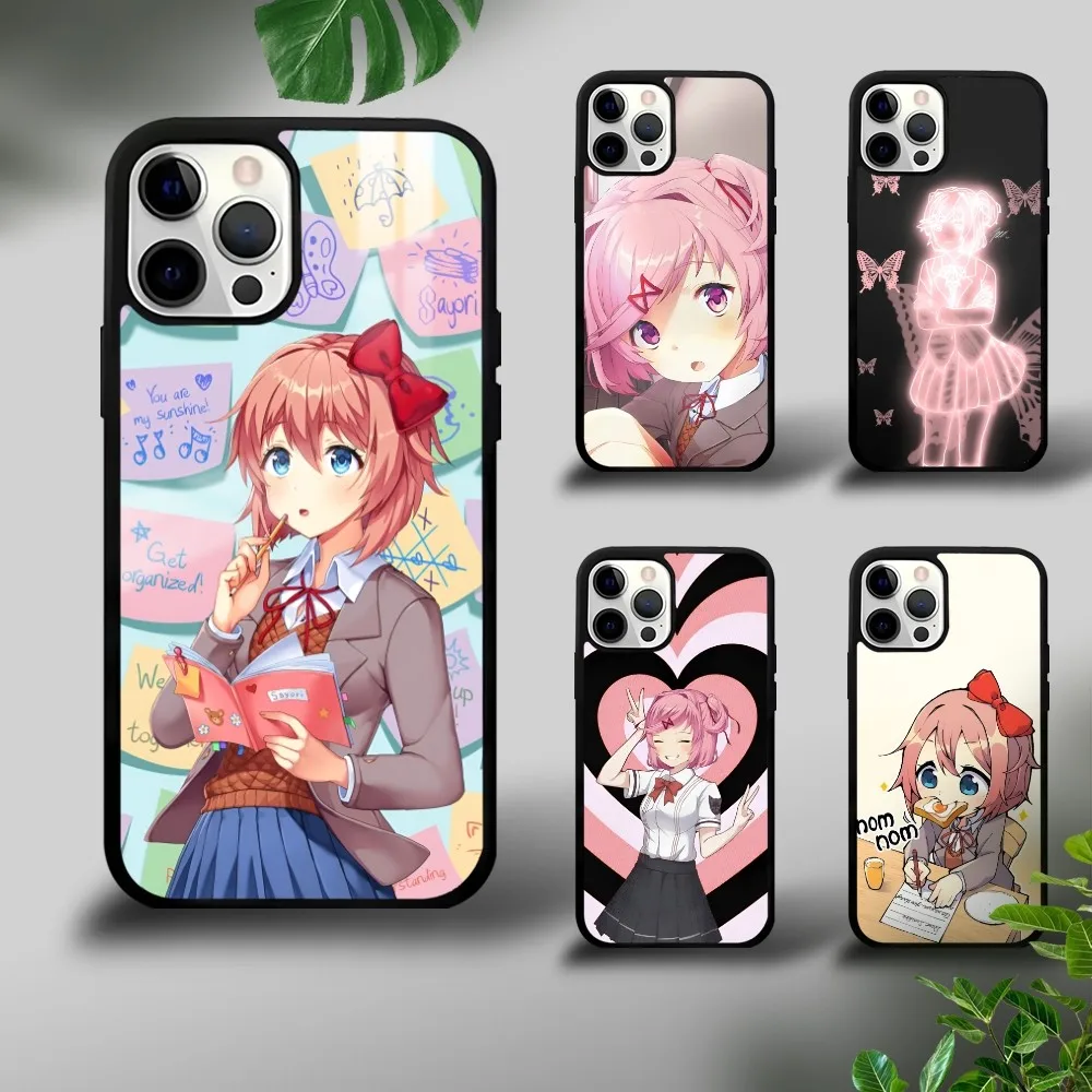 Doki D-Doki L-Literatuare Club Phone Case For iPhone 16 15 14 13 12 11 Pro Xs Max Mini Plus Celulares Hard Funda