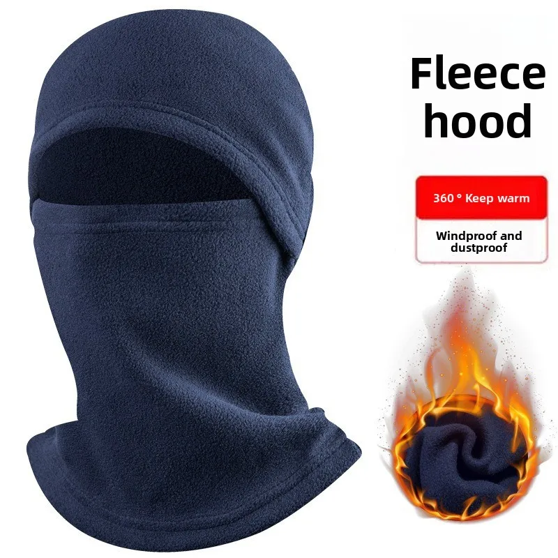 قبعة شتوية على طراز Bandit: تصميم بلوفر مبطن بالصوف وسميك مع غطاء وجه مقاوم للرياح وتدفئة الأذن للخارج البارد