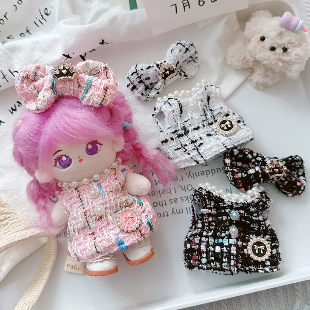 

Роскошный стиль, 10 см, хлопковая кукольная одежда, юбка для девочек, игрушечные аксессуары, хлопковое кукольное платье, милое мини-хлопковое платье для куклы