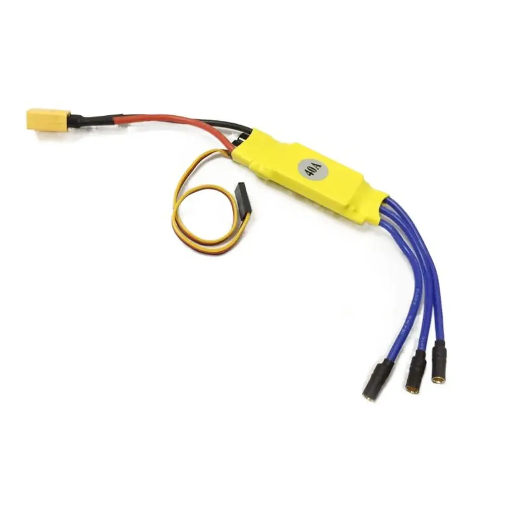 30A/40A ESC فرش السيارات الموز رئيس T التوصيل XT60 RC أجزاء سرعة تحكم هليكوبتر قارب RC ESC FPV F450 كوادكوبتر #5