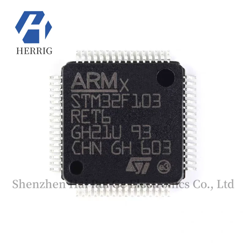 ST/STM32F103RET6 LQFP-64 ARM Cortex-M3 32-bit Microcontroller - MCU