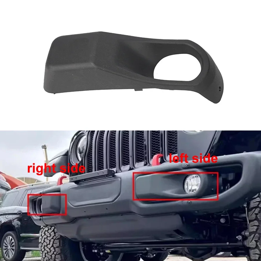 

Для Jeep Wrangler JL 2018 2019 2020 2021 без радара, противотуманная фара, крышка переднего нижнего бампера, противотуманная фара, рамка, решетка, накладка, панель