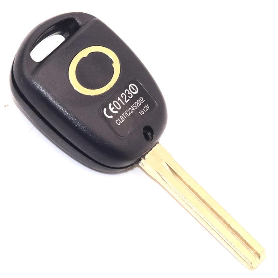 1Pc 2/3 Buttons Blank Transponder Car Key Shell Case Blade Without Chip For Lexus GX470 Toyota Camry Celica Land Cruiser Prado