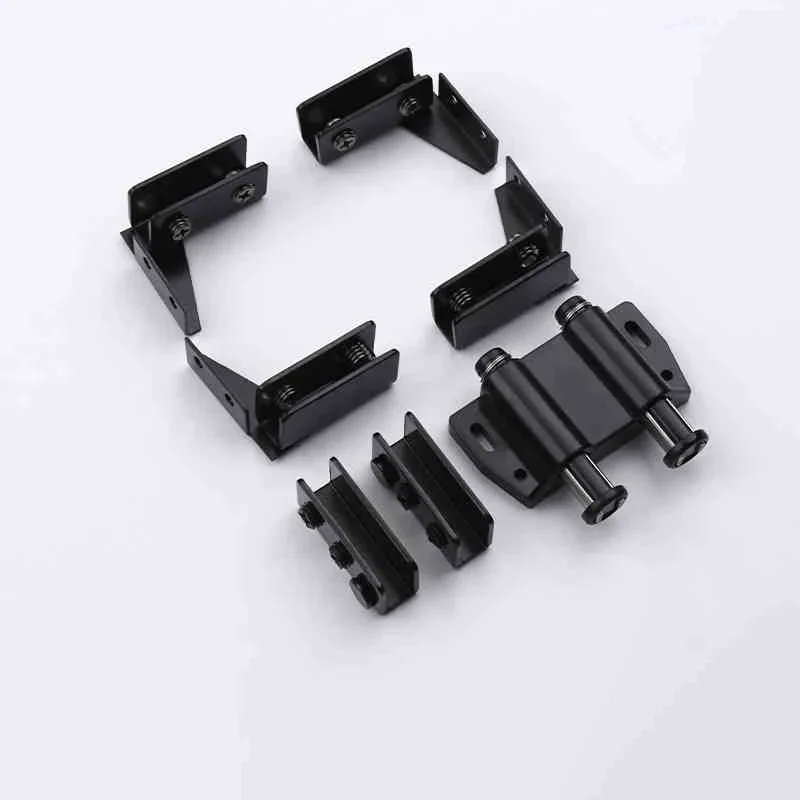 

Stainless Steel Glass Clip L type Fixing Clip Black/Silvery Fixing Clip Right Angle Corner Protector Glass/Tile Buckle