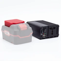 Para baterías Parkside, central eléctrica portátil para batería Lidl Parkside x20v Team, inversor inalámbrico de 200W CA con USB