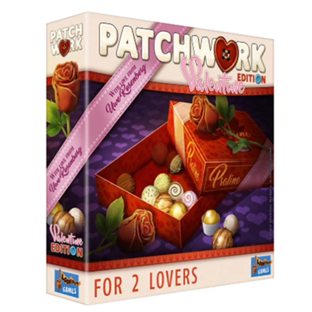 Patchwork Battle for Valentine\'s Day: English Version Card Game for Patchwork Artistic Couples Leisure Entertainment