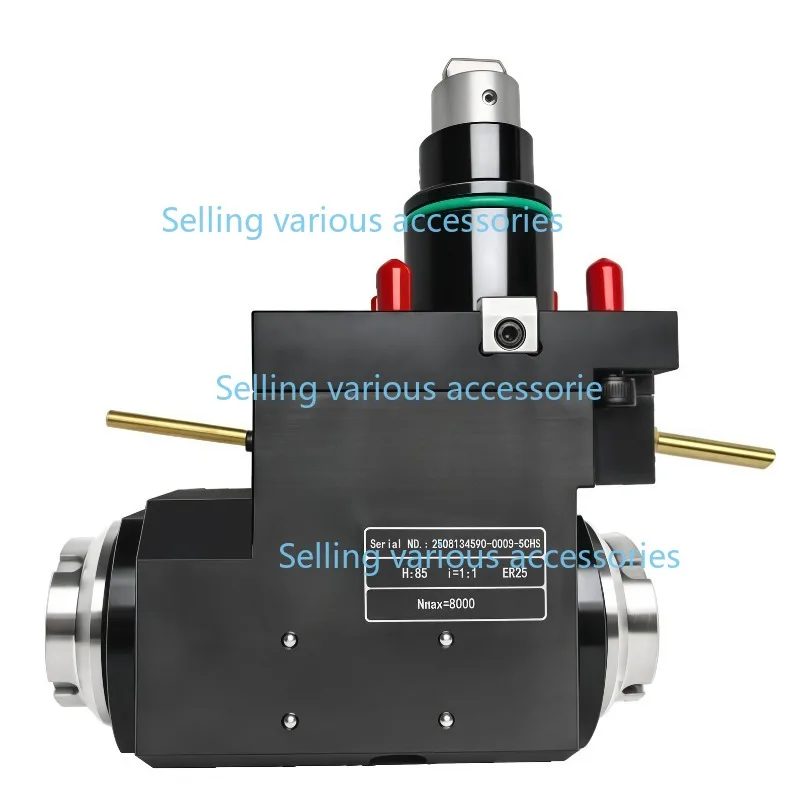 BMT Series 12 Station 0-90° Dual Output Live Tool Holder For CNC Turn-Mill Turret Lathe Power Tool Holder