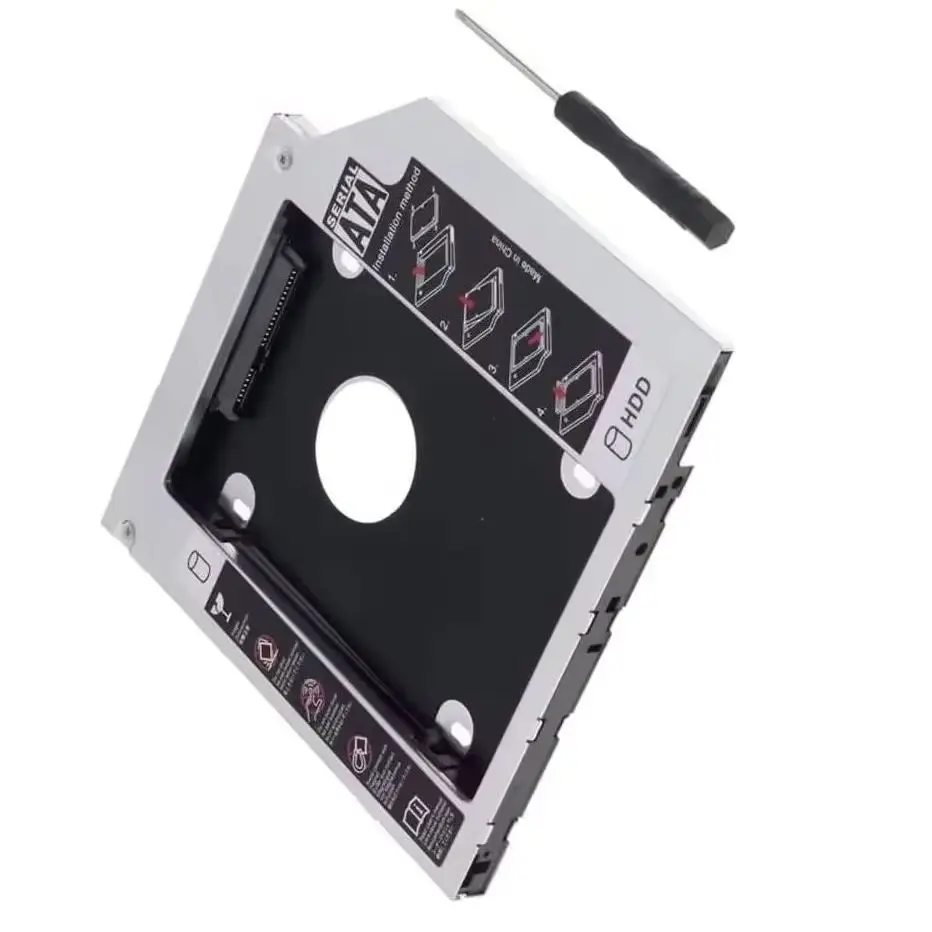 

Кронштейн-адаптер (кэди) для второго 2.5-дюймового HDD в оптический отсек, 9.5 мм, для Asus N551 N551JM N551JK N551JQ N550JK N750JK S551L G751JL