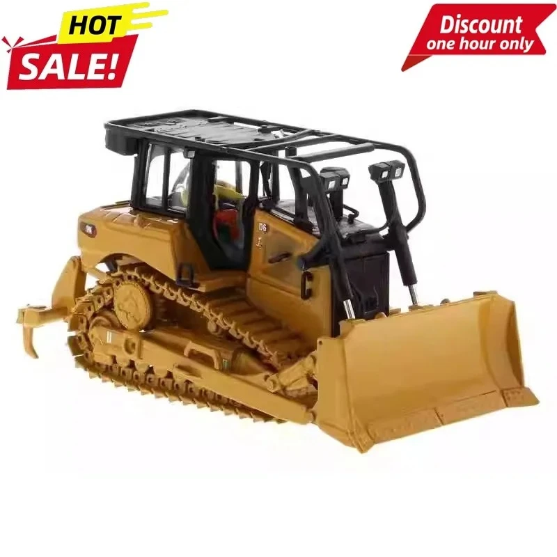 

DM 1:50 для CAT D6 XW SU Carter Гусеничный бульдозер из сплава, модель строительной машины 85553