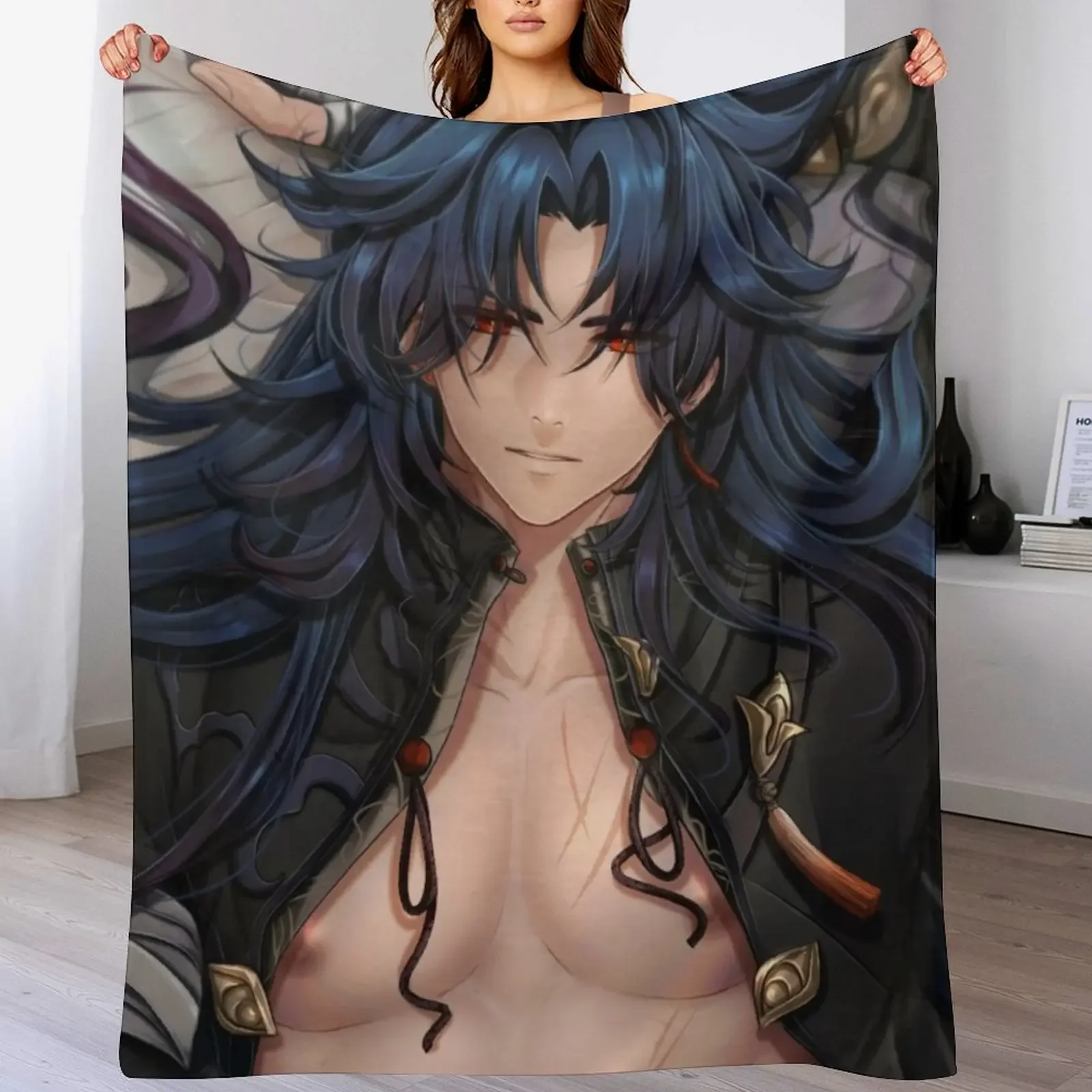 

Blade (honkai star rail) Throw Blanket blankets and throws Cute Sofa Quilt Luxury Thicken Blankets