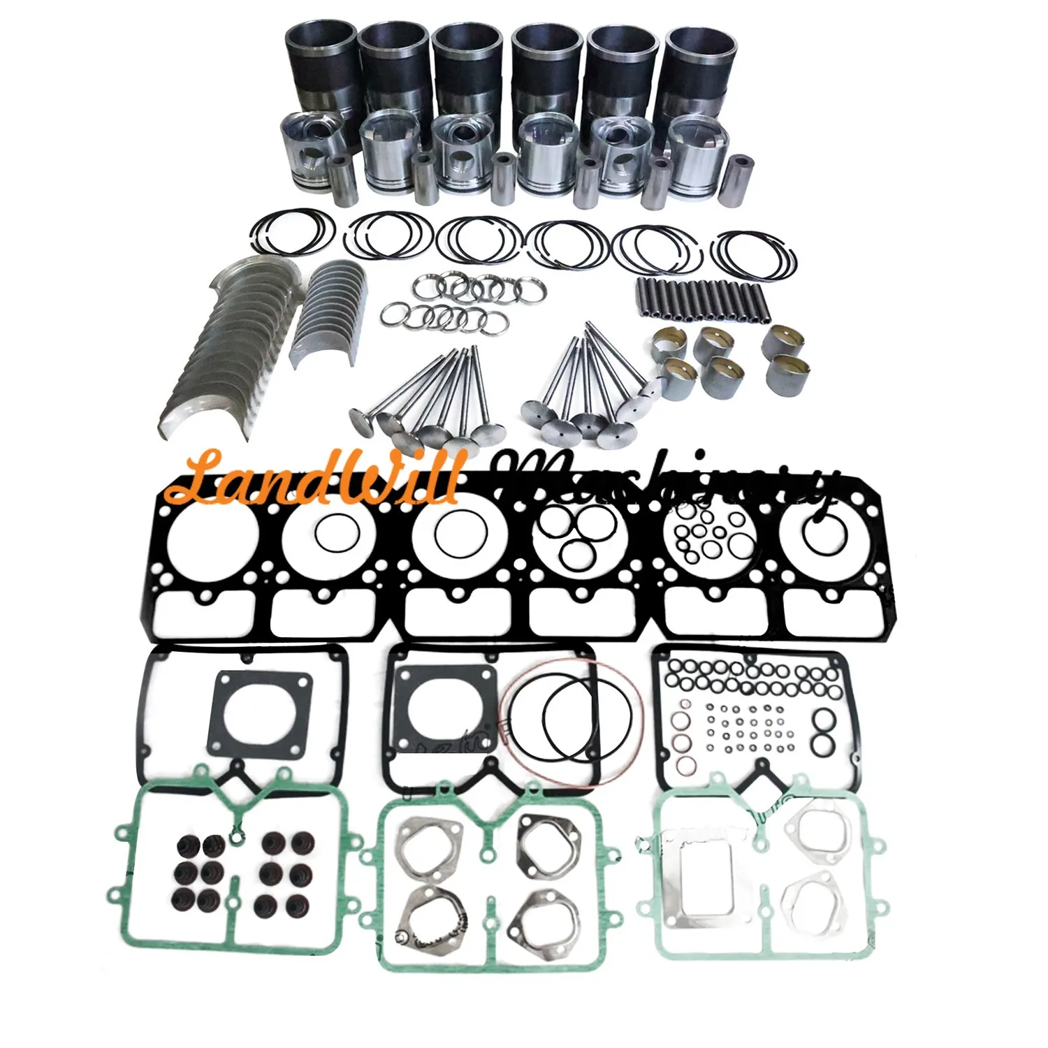 Overhaul Rebuild Kit Fits For Komatsu 6D155 Engine