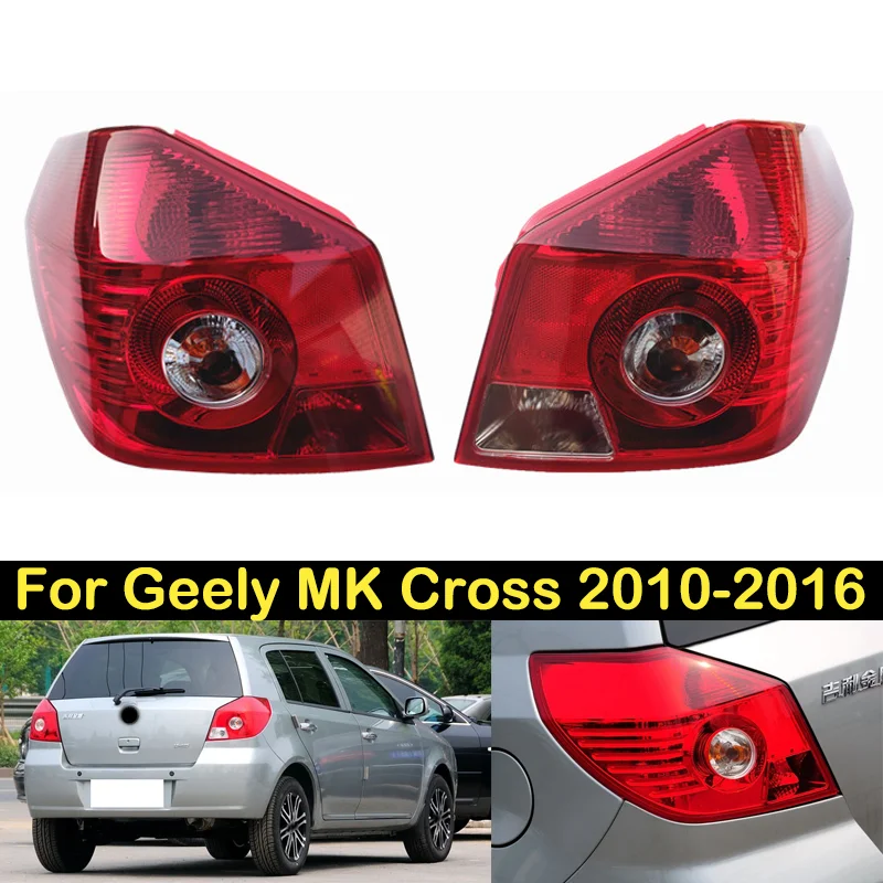 DECHO lampu belakang untuk Geely MK Cross 2010 2011 2012 2013 2014 2015 lampu rem bumper belakang taillams lampu ekor perakitan