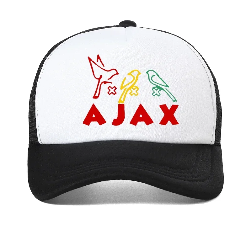 

Punk Ajax Bob Marley Baseball Cap Men Women Mesh Breathable Amsterdam 3 Little Birds Dad Hat Outdoor cool Trucker Caps