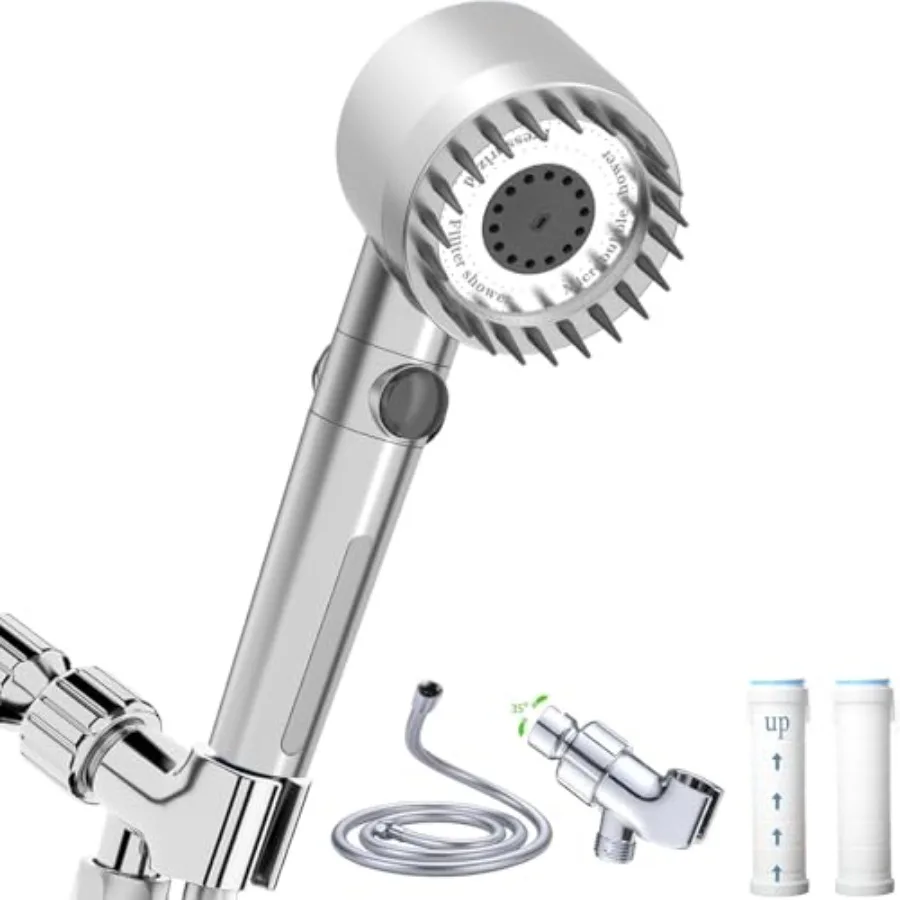 

High Pressure Handheld Shower Head High Pressure Shower Heads- High Flow Even with Low Water Pressure - Hand Held Showerhead Se