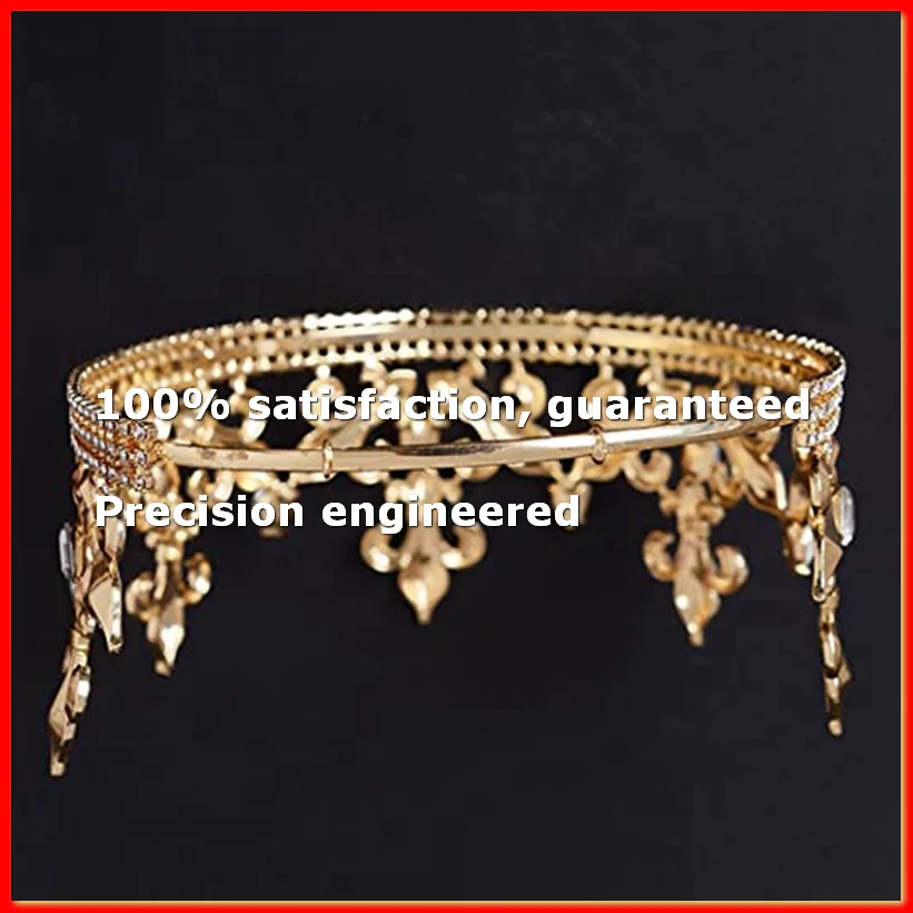 Gold Crown for Men Adjustable Imperial Medieval Birthday Crown Prom-A13G