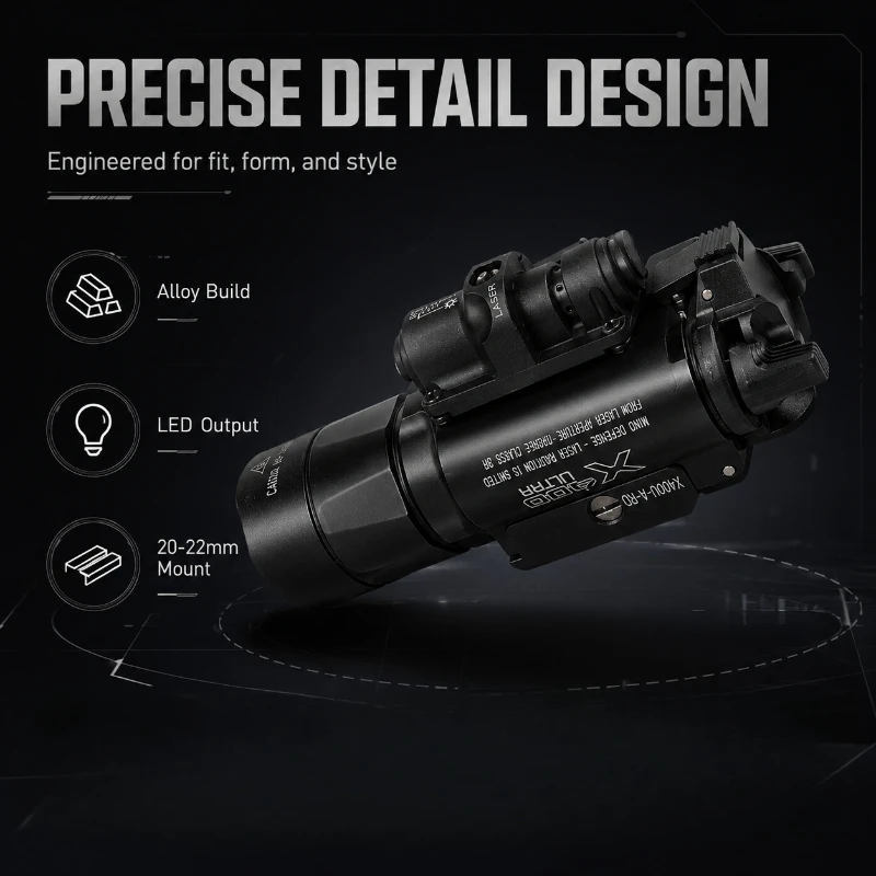 Hobby Collection Flash Light Accessory Solid Aluminium Alloy Quick Detach Holder Fit Standard 20‑22mm Rail Model