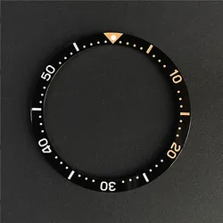 38mm*31.5mm Flat Black Ceramic Bezel Insert For Seiko Brand SKX007 SKX011 Divers SUB Replacement of Watch Case Parts Ring MOD