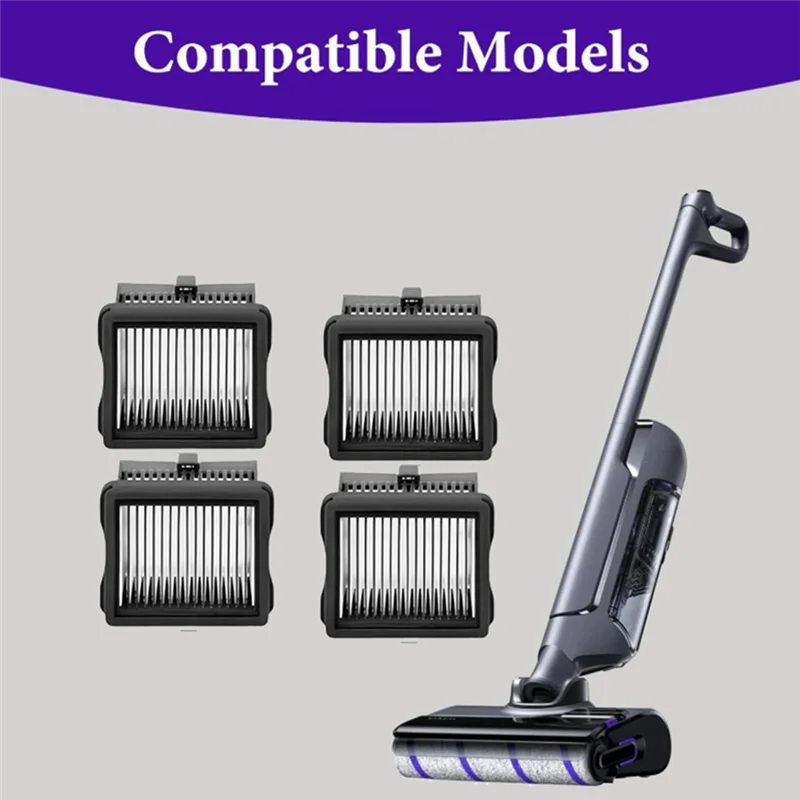 

4 Pcs Filter Replacement Parts For NARWAL S20 Pro Cordless Wet Dry Vacuum Cleaner Ultra Durable Accessories