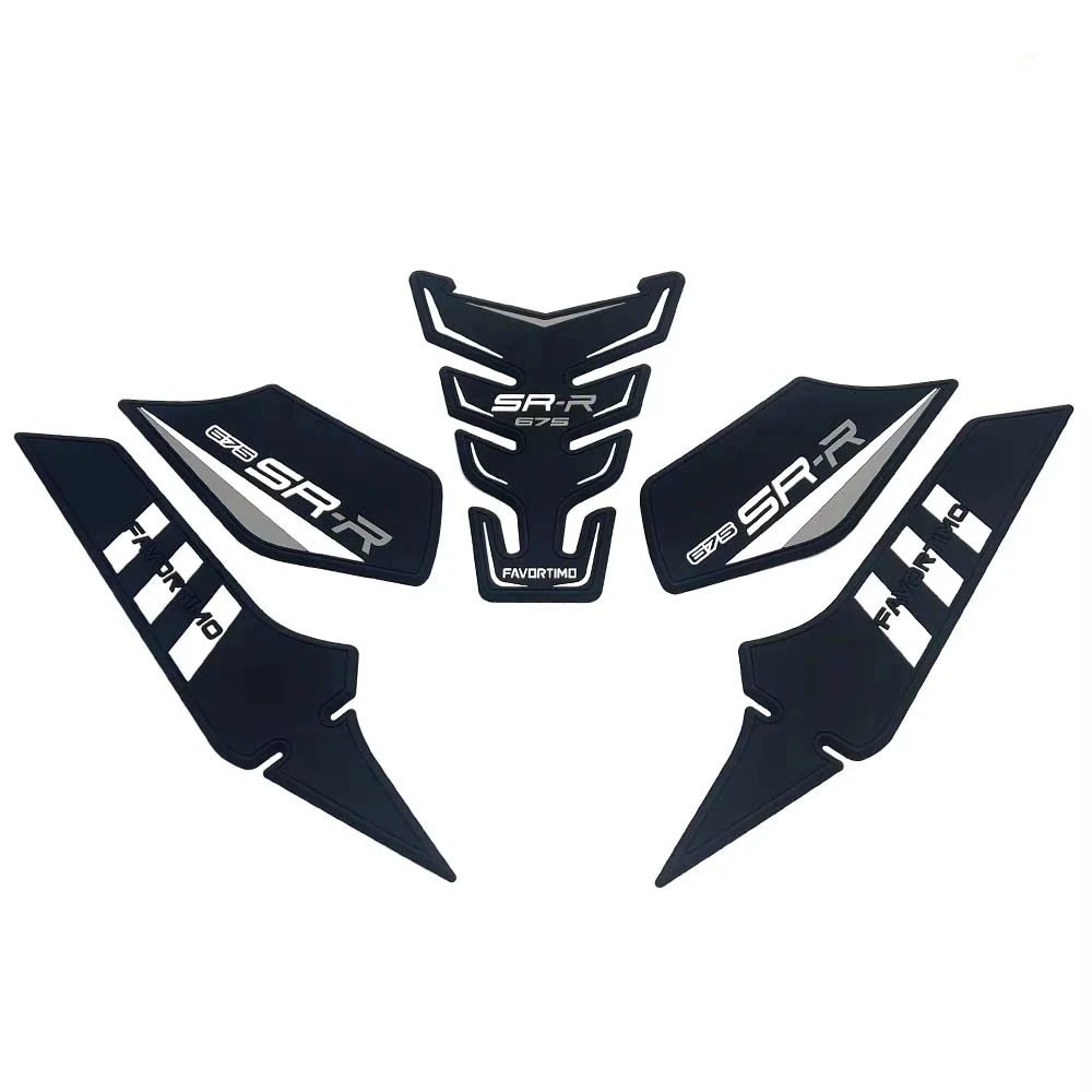 FOR CFMOTO 675SR-R SR New  2024-2025 Frosted Motorcycle Accessories Sticker Decal Kit Fuel Tank Pad Protector Anti slip Sticker