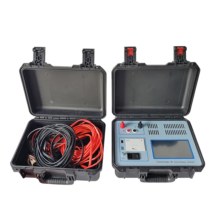 200A PUSH Electrical Circuit Breaker Loop Resistance Meter Contact Resistance Tester Essential Testing Equipment
