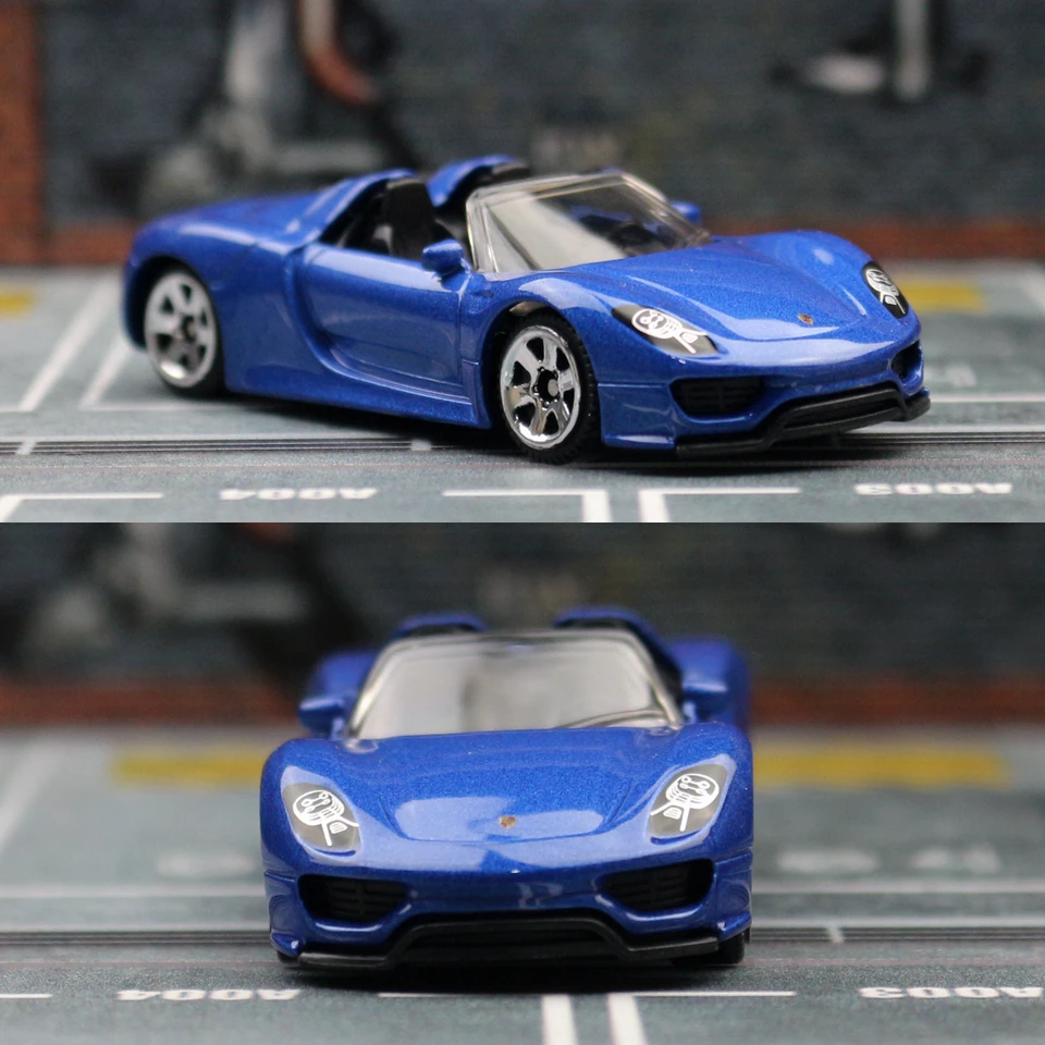 CCA 1/64 Series 1:61 Porsche 918 Spyder Convertible Racing Car Toy