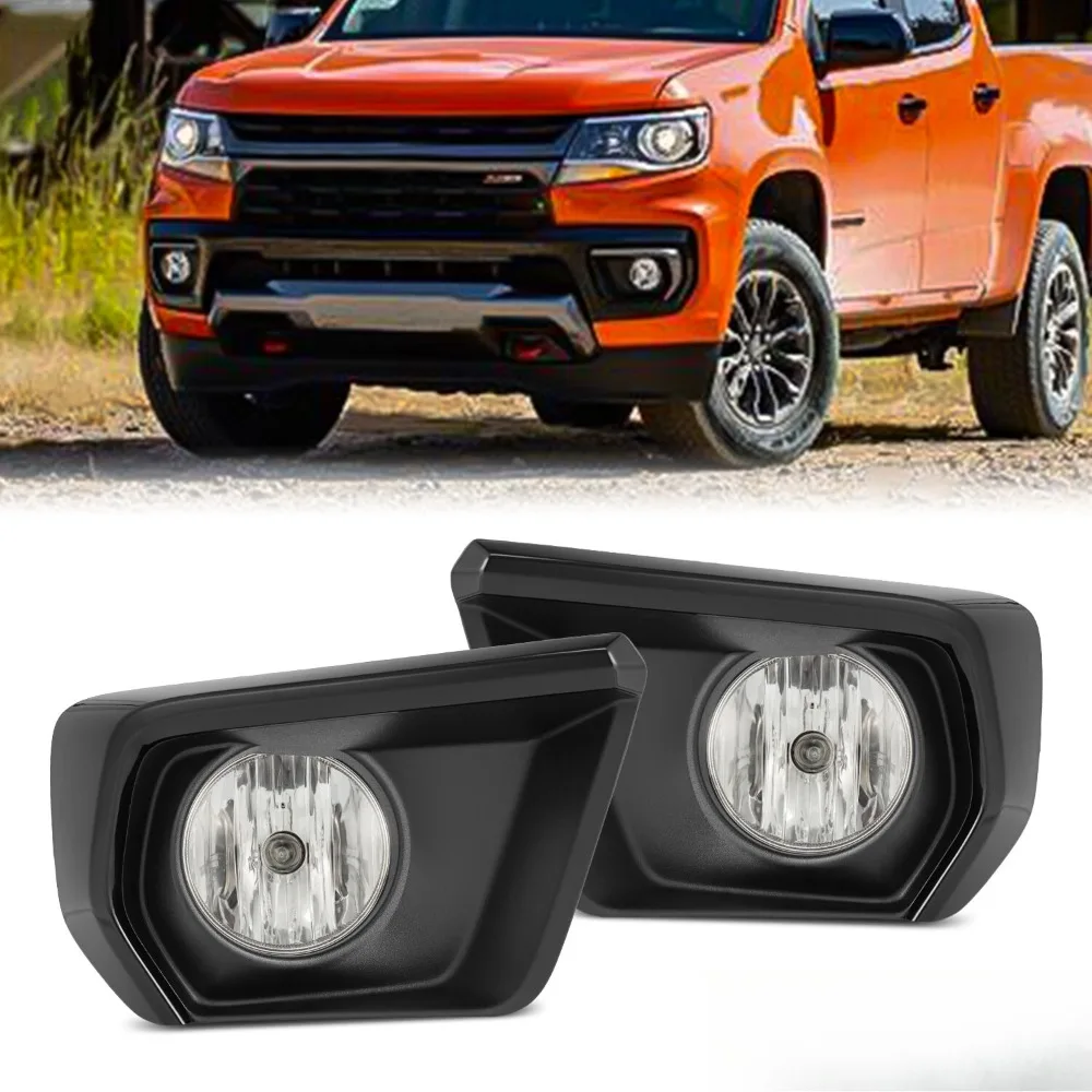 For 2021-2022 Chevy Colorado Bumper Driving Fog Lights+Switch Pair Full Set