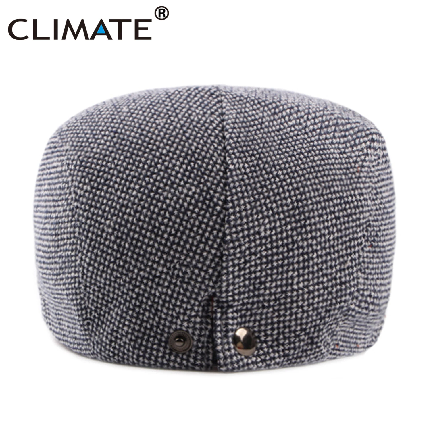 CLIMATE Men Berets Beret Hat Men Warm Hats Flat Cap Vintage Blank Beret for Men Casual Thick Retro Mature Men Flat Caps Beret