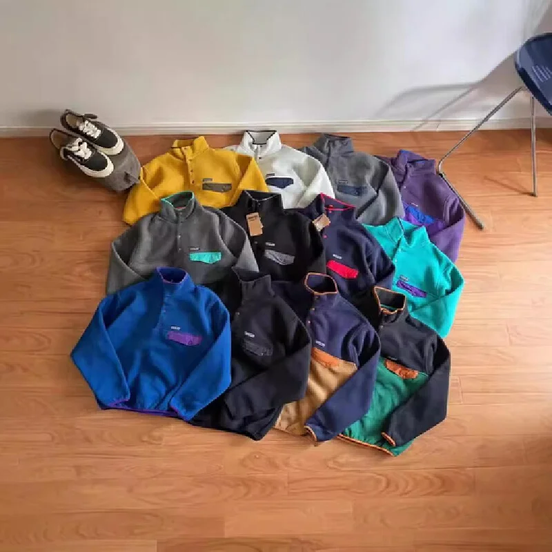 Felpa con cappuccio color block per moto innevata Camicia sportiva da esterno retrò casual da uomo Top a maniche lunghe da uomo allentato Autunno all'aperto e Wi