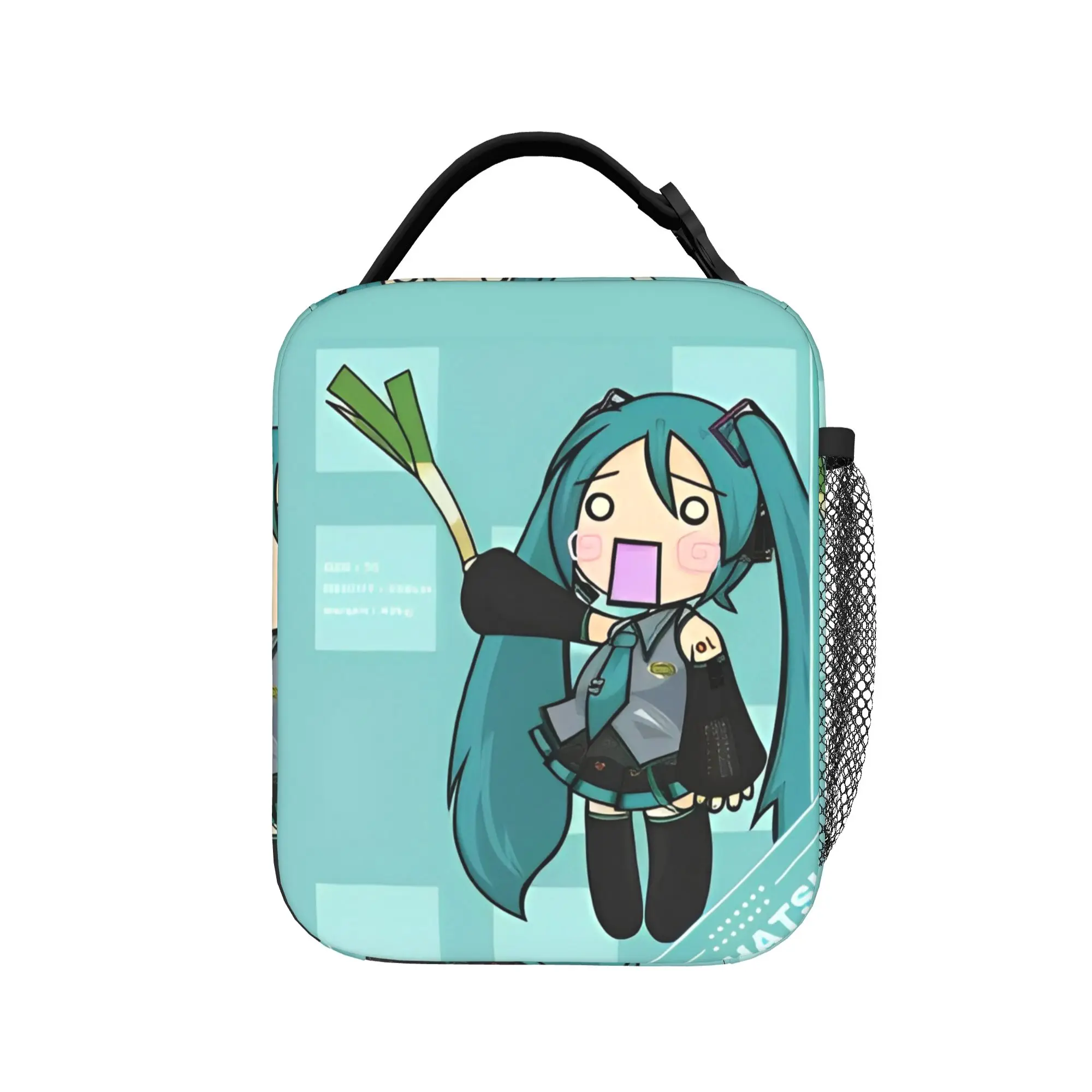 hatsune-miku-kawaii-anime-bolsas-termicas-isoladas-para-almoco-recipiente-termico-de-alta-capacidade-lancheira-tipo-sacola-bolsas-para-armazenamento-de-alimentos
