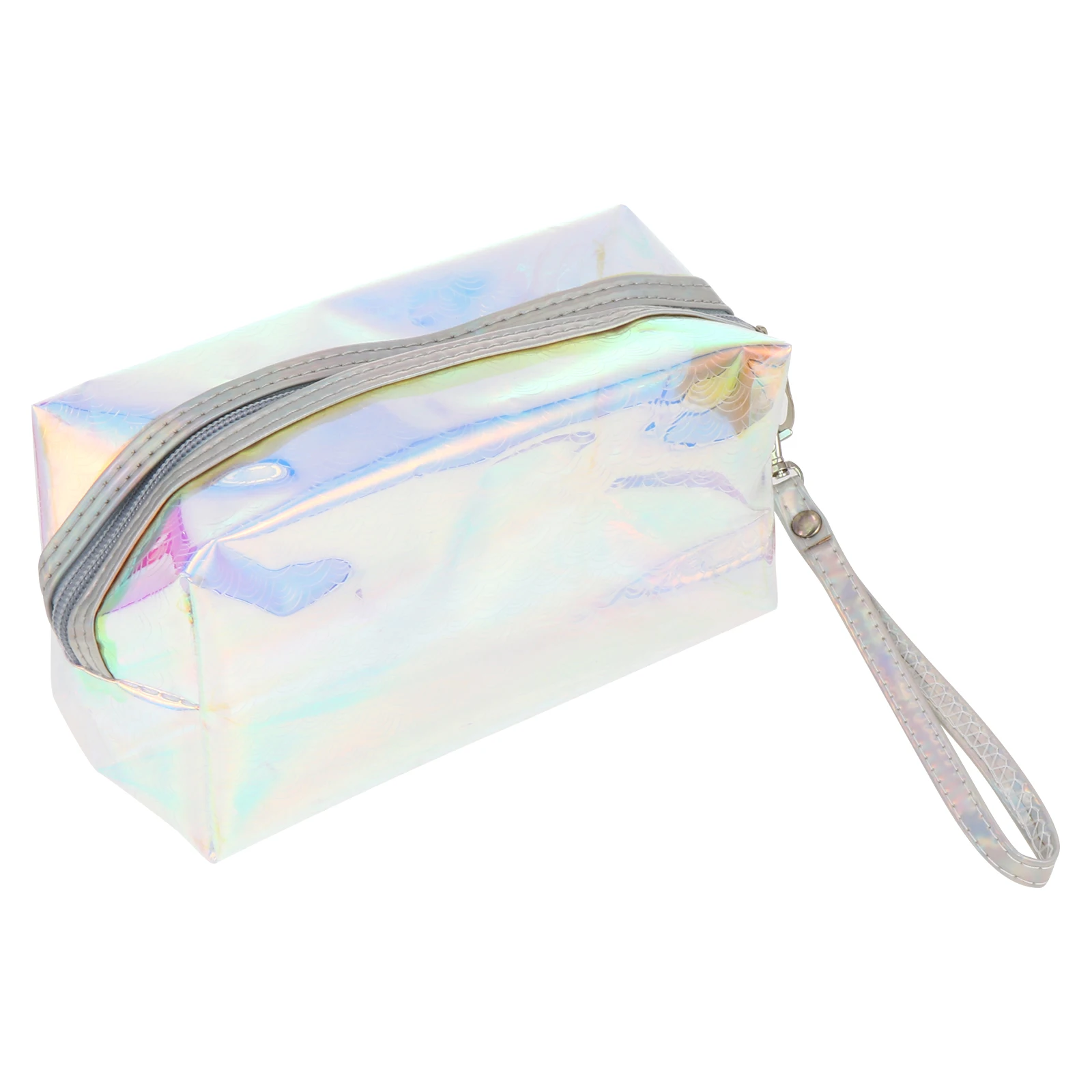 

Portable Makeup Pouch Toiletry Bags Travel Makeup Storage Container Washing Storage Durable PVC Zipper