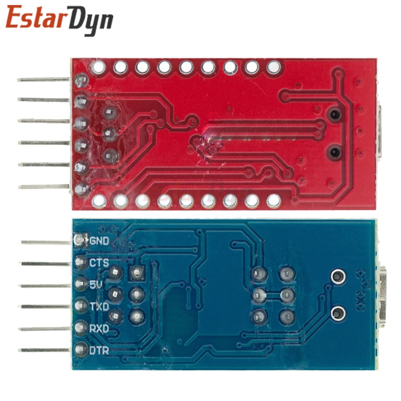 EstarDyn FT232RL FTDI USB 3.3V 5.5V to TTL Serial Adapter Module for Arduino FT232 Pro Mini USB TO TTL 232