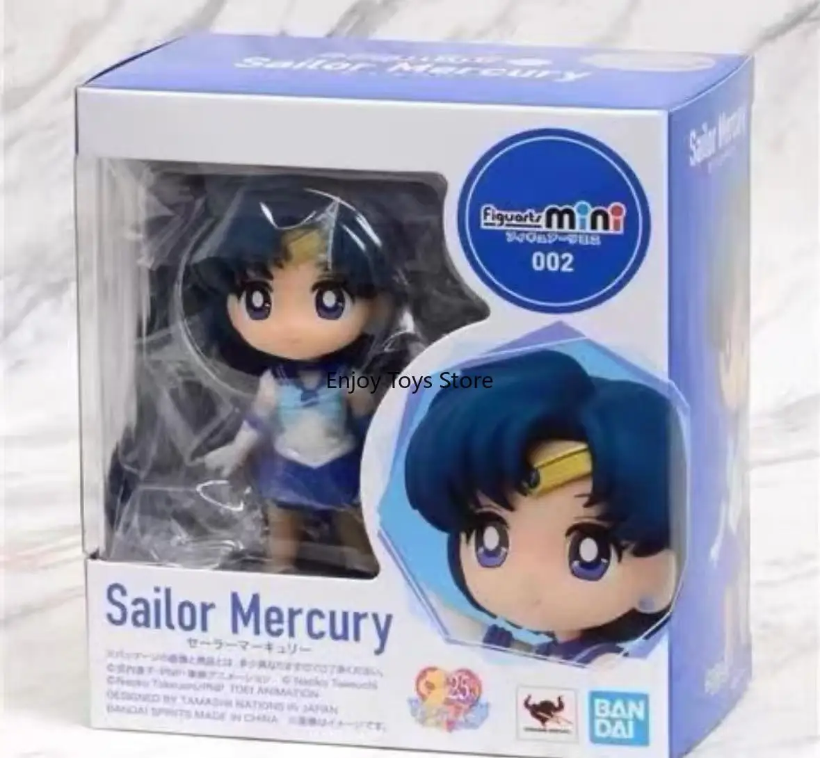 Bandai Genuine Sailor Moon Ami Mizuno Sailor Mercury Q version can be done manually