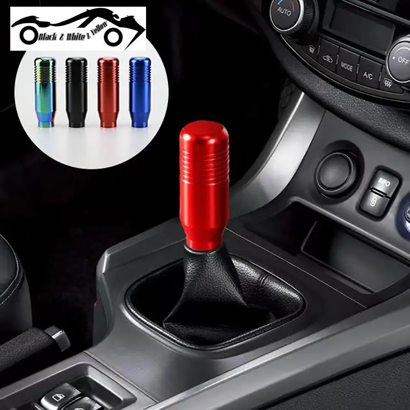 Universal Alumínio Extended Gear Shifter, Gear Head Knob, Elegante Shift Knob, Vara Transmissão manual, 8.5cm