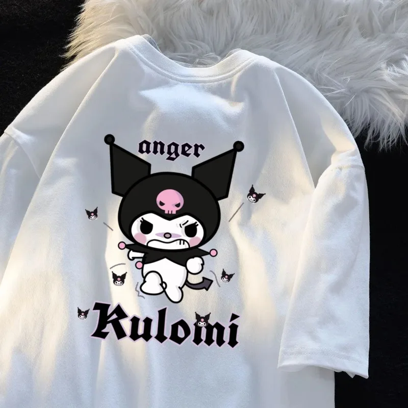 

Распродажа Pick Up ~ Молочно-синяя футболка с короткими рукавами Kulomi, женские летние универсальные повседневные топы большого размера