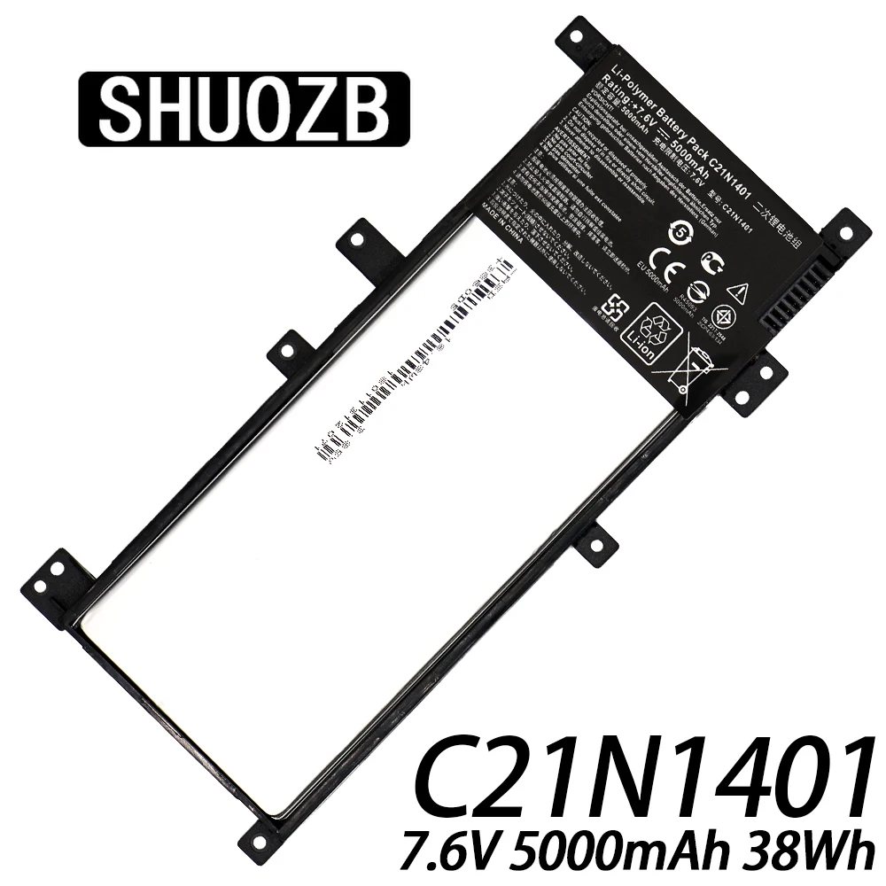 New C21N1401 Laptop Battery For Asus X455L X455LA X455LD X455LJ X454W A556U A455L A455LD A455LN 7.6V Shipped within 24 hours