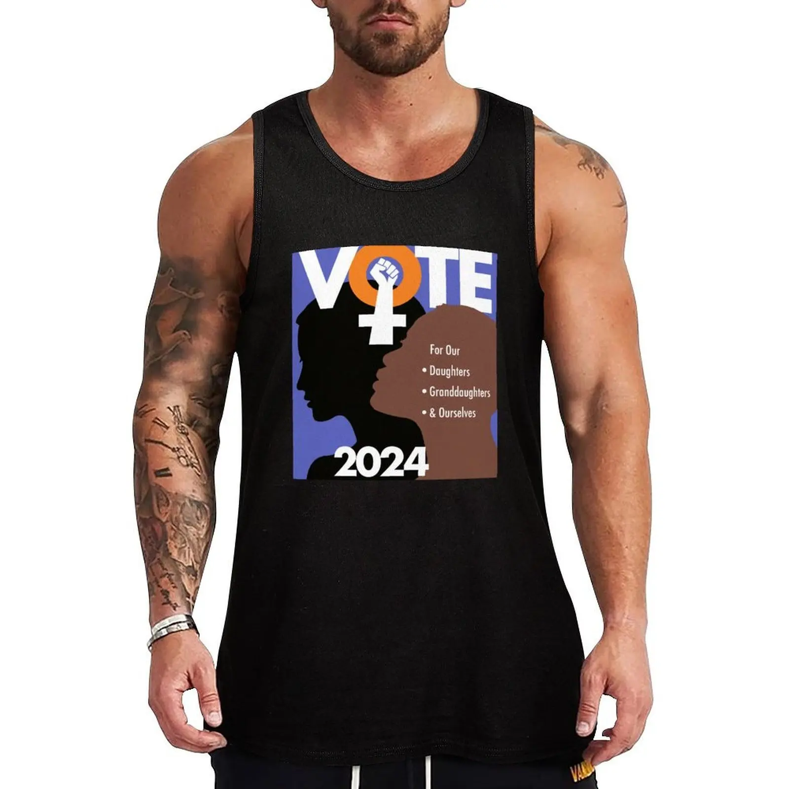 Vote: For Our Daughters, Granddaughters, Ourselves Tank Top High Breathable Tank Top Lightweight Cool Shirt