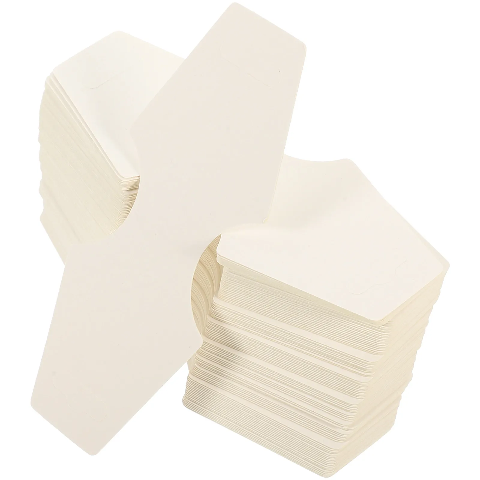100Pcs Kraft Paper Jewelry Display Cards Earring Bracelet Necklace Holder Organizer Packaging Cards Earring Packaging