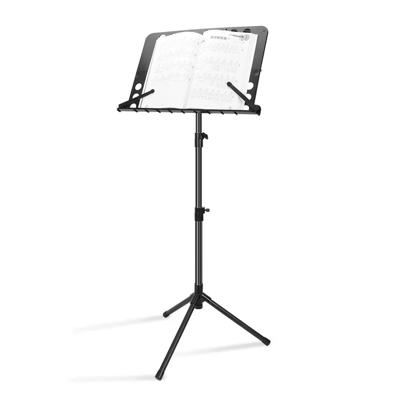 Wholesale Musical Instrument Accessories Portable Height 1.7 Meters Ultralight Music Stand Height Adjustable Music Stand